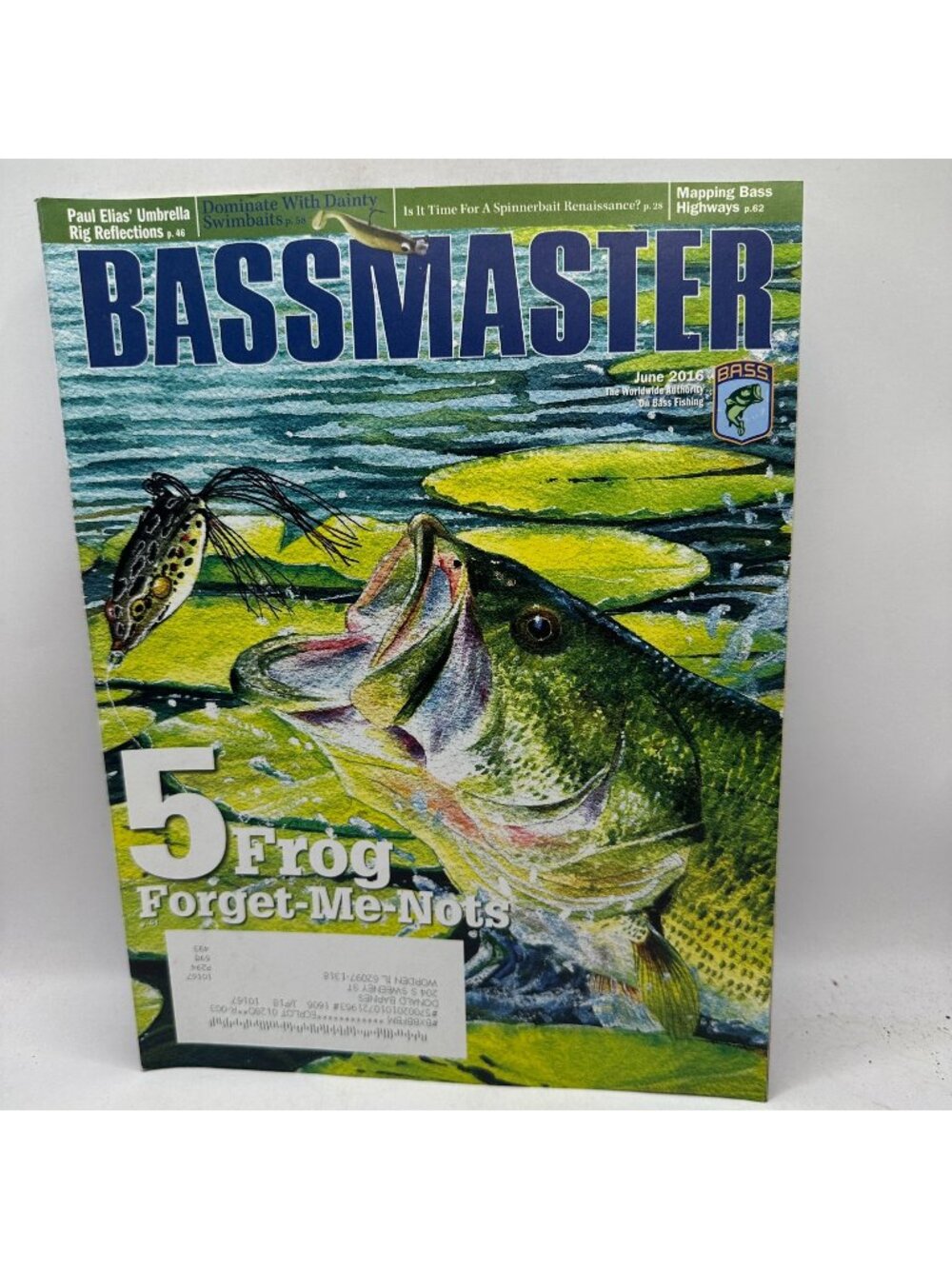 Bassmaster Magazine June 2016 Bass Fishing Tips Techniques & Insights